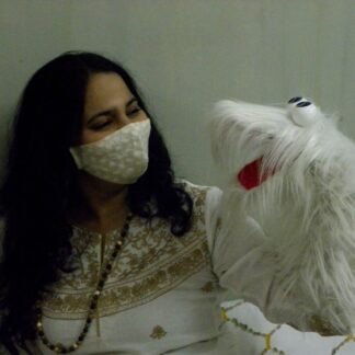 Stay Safe CB Polka Mask